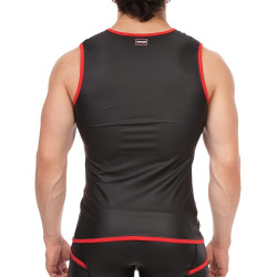 Barcode Berlin Veste sans manche Robin Noir-Rouge